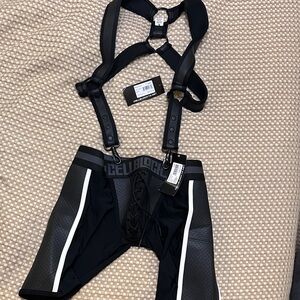 CellBlock 13 Black Harness and Shorts Set